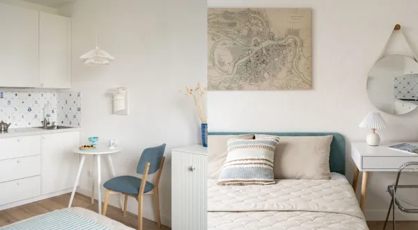 You won't believe how much fits into this 19 m2 studio